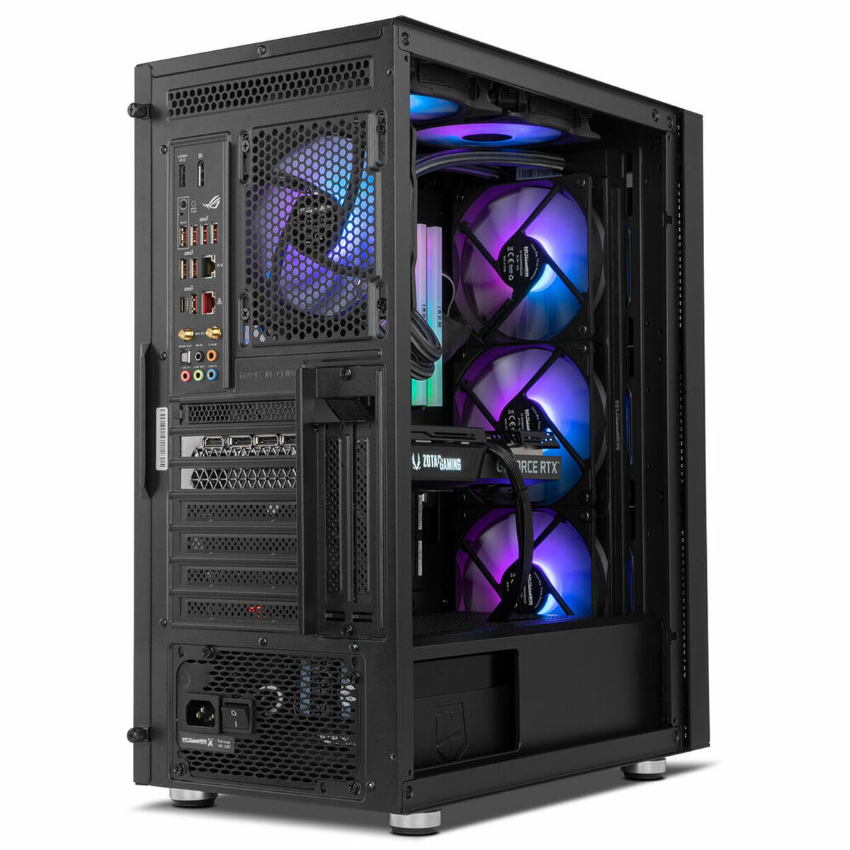 Case computer desktop ATX Nox-Xtreme 1 Nero E-ATX